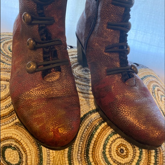 Jose Saenz ankle boots Metallic brown size 36 - Picture 3 of 16